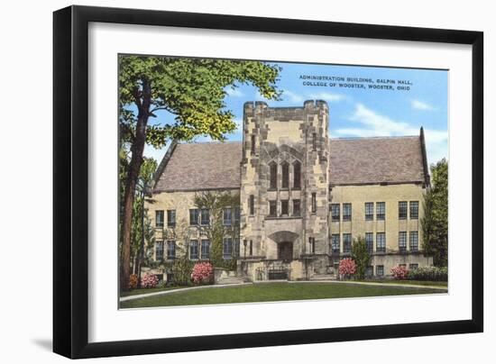 Administration Building, College of Wooster-null-Framed Art Print