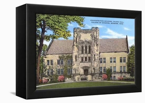 Administration Building, College of Wooster-null-Framed Stretched Canvas