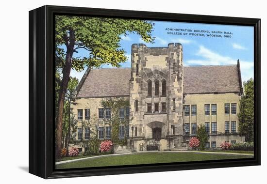 Administration Building, College of Wooster-null-Framed Stretched Canvas