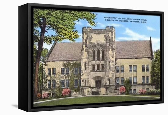 Administration Building, College of Wooster-null-Framed Stretched Canvas