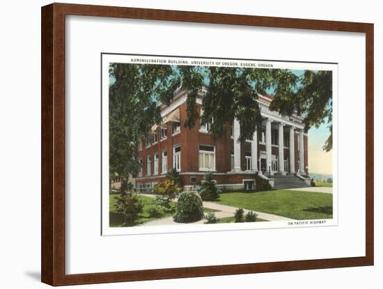Administration Building, University of Oregon, Eugene-null-Framed Art Print