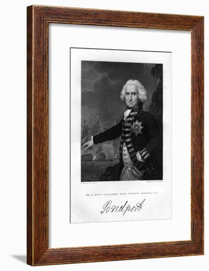 Admiral Alexander Hood (1726-181), 1st Viscount Bridport, 1837-S Freeman-Framed Giclee Print