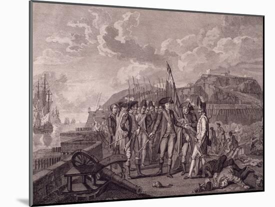 Admiral D'Estaing Capturing Island of Grenada, July 4, 1779, American War of Independence, Grenada-null-Mounted Giclee Print