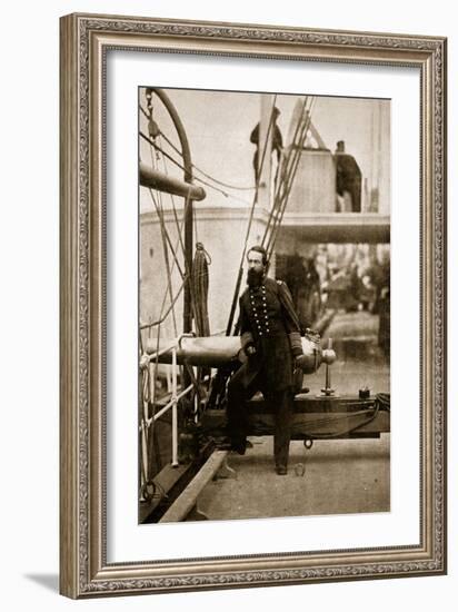 Admiral David D. Porter, 1861-65-Mathew Brady-Framed Giclee Print