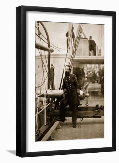 Admiral David D. Porter, 1861-65-Mathew Brady-Framed Giclee Print