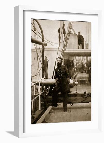 Admiral David D. Porter, 1861-65-Mathew Brady-Framed Giclee Print