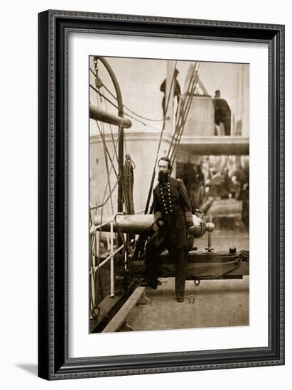 Admiral David D. Porter, 1861-65-Mathew Brady-Framed Giclee Print