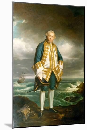 Admiral Edward Boscawen (1711-1761), C.1750-60 (Oil on Canvas)-Joshua Reynolds-Mounted Giclee Print