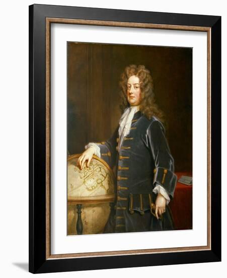 Admiral Edward Russell, 1St Earl of Orford (1653-1727), C.1710 (Oil Painting)-Godfrey Kneller-Framed Giclee Print