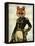 Admiral Fox Full-Fab Funky-Framed Stretched Canvas