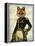 Admiral Fox Full-Fab Funky-Framed Stretched Canvas