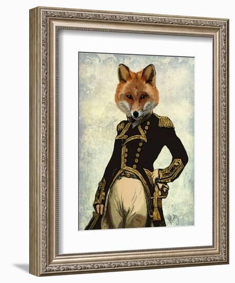 Admiral Fox Full-Fab Funky-Framed Premium Giclee Print