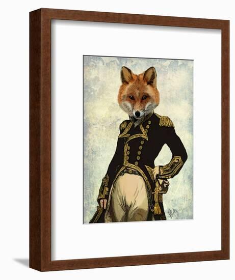 Admiral Fox Full-Fab Funky-Framed Premium Giclee Print