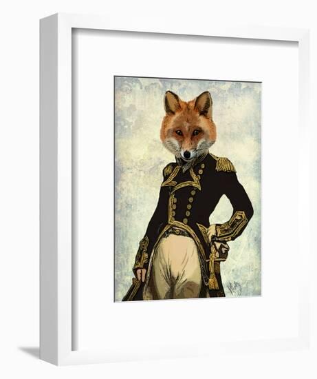 Admiral Fox Full-Fab Funky-Framed Premium Giclee Print