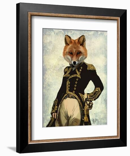 Admiral Fox Full-Fab Funky-Framed Premium Giclee Print