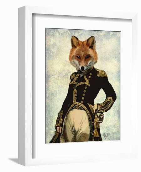 Admiral Fox Full-Fab Funky-Framed Premium Giclee Print