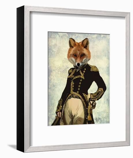 Admiral Fox Full-Fab Funky-Framed Premium Giclee Print