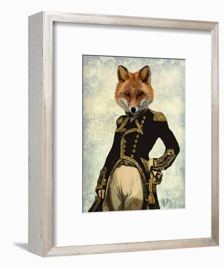 Admiral Fox Full-Fab Funky-Framed Premium Giclee Print