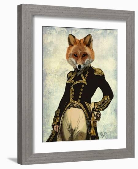 Admiral Fox Full-Fab Funky-Framed Premium Giclee Print