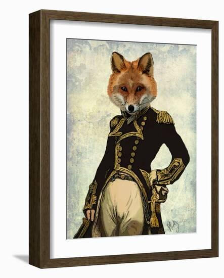 Admiral Fox Full-Fab Funky-Framed Premium Giclee Print