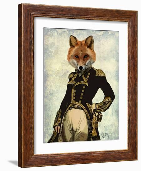 Admiral Fox Full-Fab Funky-Framed Premium Giclee Print