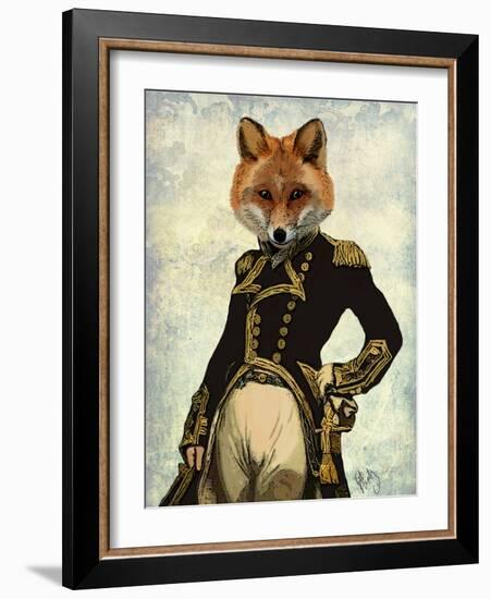 Admiral Fox Full-Fab Funky-Framed Premium Giclee Print