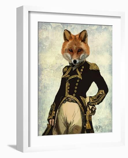 Admiral Fox Full-Fab Funky-Framed Premium Giclee Print