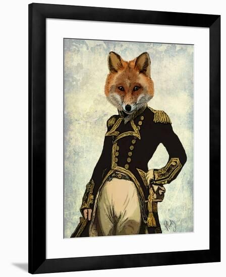 Admiral Fox Full-Fab Funky-Framed Art Print