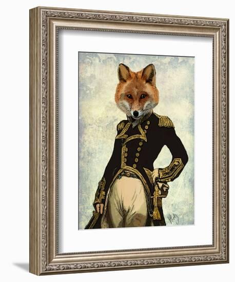 Admiral Fox Full-Fab Funky-Framed Art Print