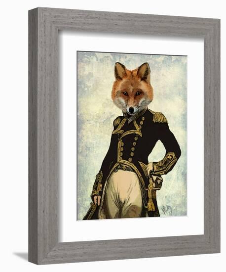 Admiral Fox Full-Fab Funky-Framed Art Print