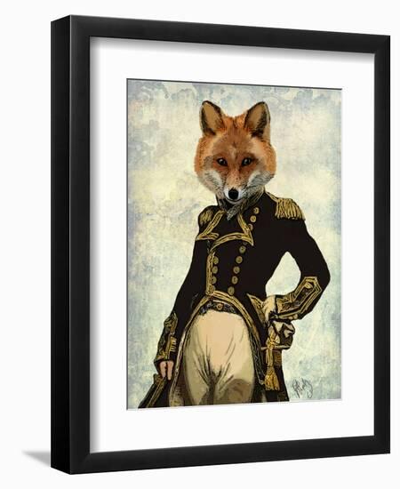 Admiral Fox Full-Fab Funky-Framed Art Print