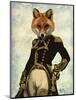 Admiral Fox Full-Fab Funky-Mounted Art Print