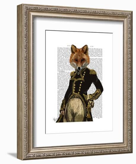 Admiral Fox Full-Fab Funky-Framed Art Print