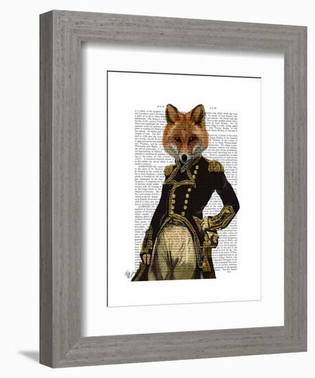 Admiral Fox Full-Fab Funky-Framed Art Print