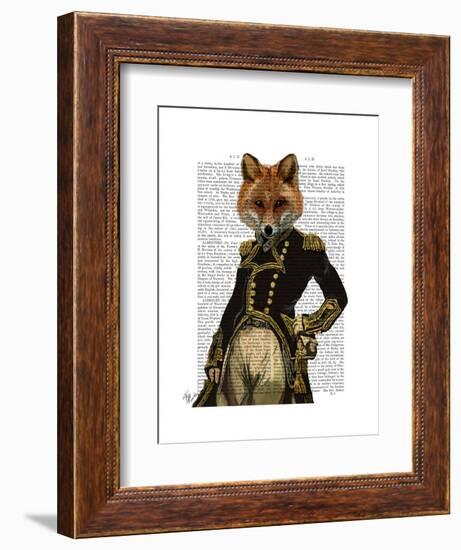 Admiral Fox Full-Fab Funky-Framed Art Print