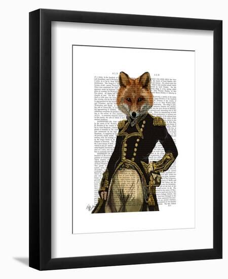 Admiral Fox Full-Fab Funky-Framed Art Print