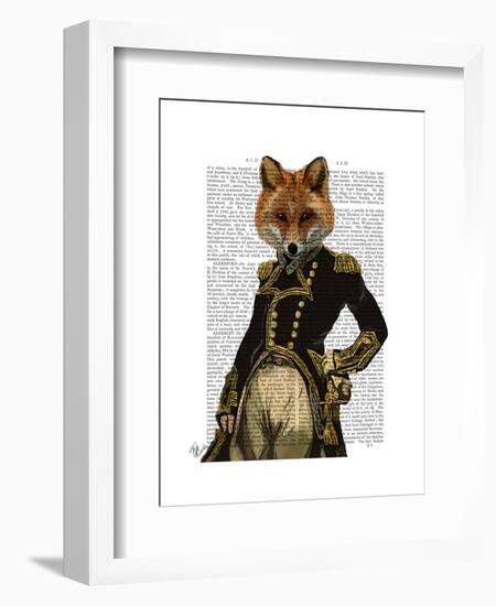 Admiral Fox Full-Fab Funky-Framed Art Print