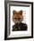 Admiral Fox Portrait-Fab Funky-Framed Premium Giclee Print