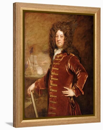 Admiral George Churchill (1654-1710), Late 17Th to Early 18Th Century (Oil Painting)-Godfrey Kneller-Framed Premier Image Canvas