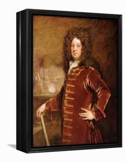 Admiral George Churchill (1654-1710), Late 17Th to Early 18Th Century (Oil Painting)-Godfrey Kneller-Framed Premier Image Canvas