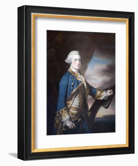 Admiral Harry Paulet-Francis Cotes-Framed Art Print