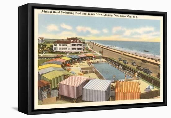 Admiral Hotel, Cape May, New Jersey-null-Framed Stretched Canvas