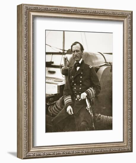 Admiral John A. Dahlgren-Mathew Brady-Framed Giclee Print