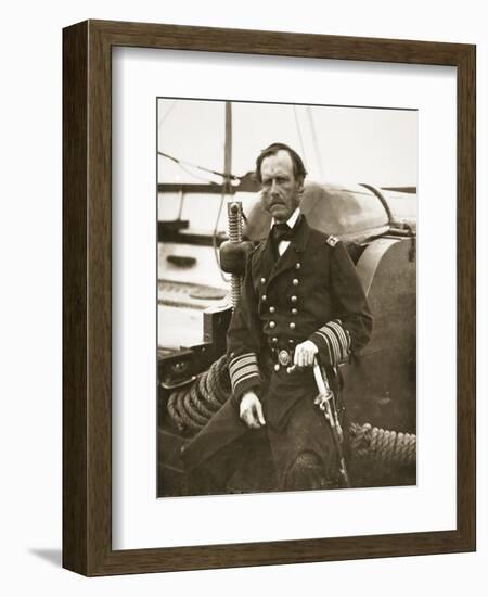 Admiral John A. Dahlgren-Mathew Brady-Framed Giclee Print