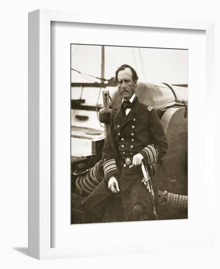 Admiral John A. Dahlgren-Mathew Brady-Framed Giclee Print