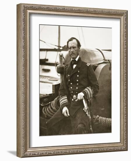 Admiral John A. Dahlgren-Mathew Brady-Framed Giclee Print