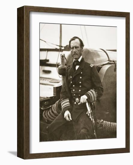 Admiral John A. Dahlgren-Mathew Brady-Framed Giclee Print