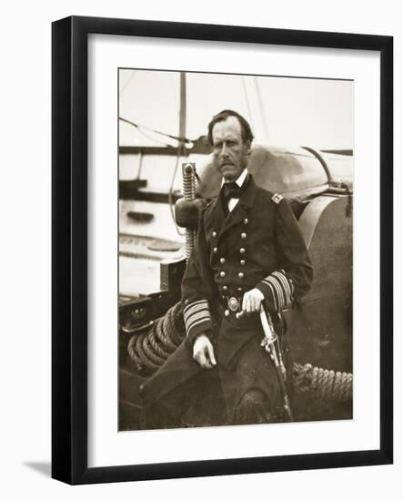 Admiral John A. Dahlgren-Mathew Brady-Framed Giclee Print