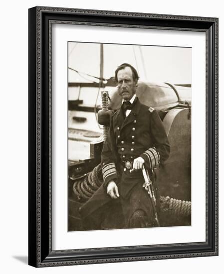 Admiral John A. Dahlgren-Mathew Brady-Framed Giclee Print