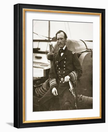Admiral John A. Dahlgren-Mathew Brady-Framed Giclee Print